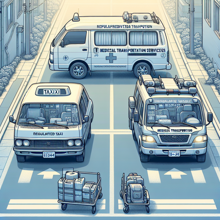 différences entre taxis conventionnés et VSL pour le transport médicalisé