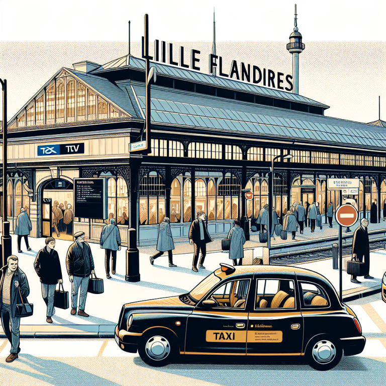 Taxi Gare TGV Lille Flandres
