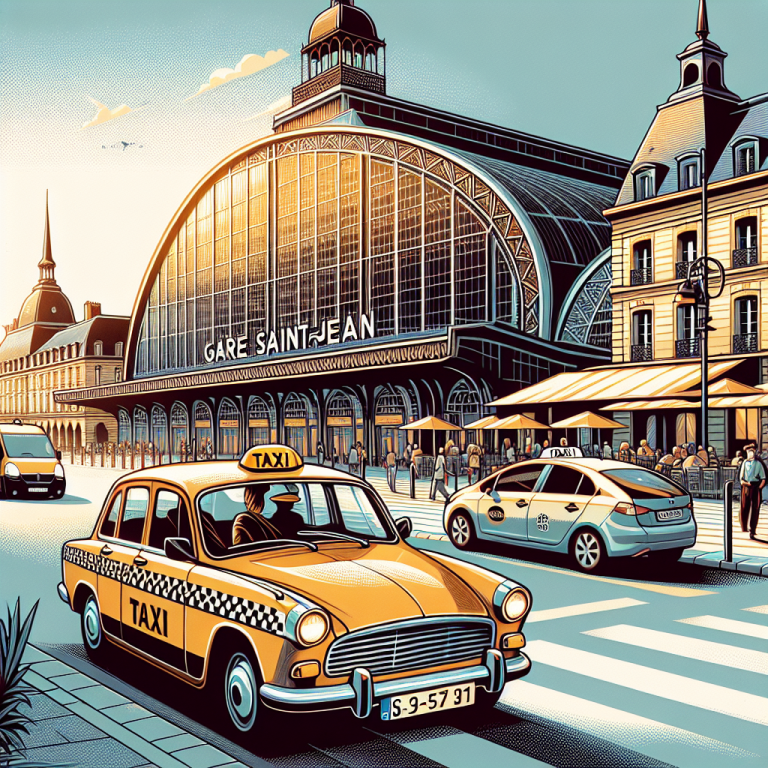 Taxi Gare TGV Bordeaux Saint-Jean
