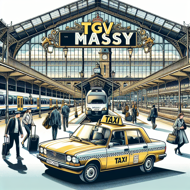 Taxi Gare TGV Massy
