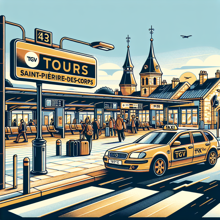 Taxi Gare TGV Tours Saint-Pierre-des-Corps