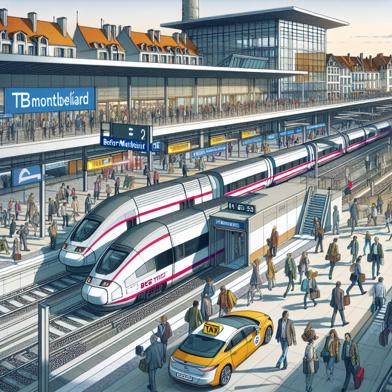 Taxi Gare TGV Belfort-Montbéliard TGV