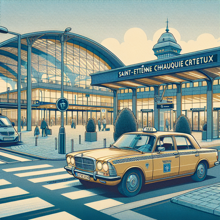 Taxi Gare TGV Saint-Étienne Châteaucreux