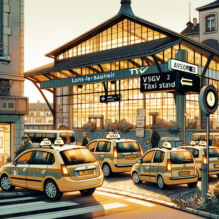 Taxi Gare TGV Lons-le-Saunier