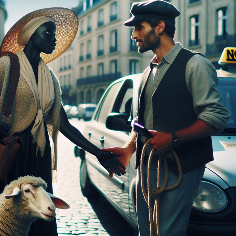 Une touriste demande à un chauffeur de taxi de faire Nancy-Paris… avec son mouton Richard Une touriste demande à un chauffeur de taxi de faire Nancy-Paris… avec son mouton Richard