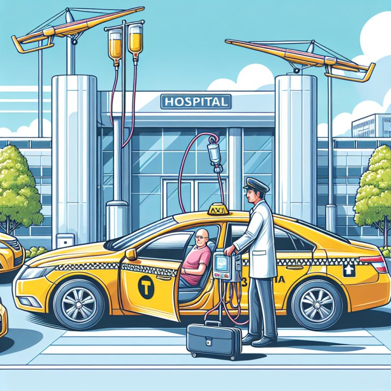 rôle des taxis dans le transport des patients en chimiothérapie ou dialyse