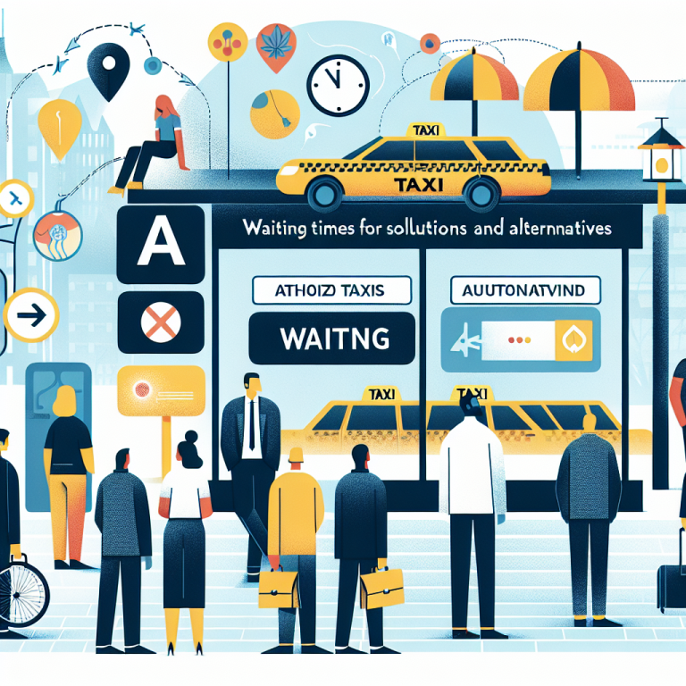 délais d’attente pour les taxis conventionnés : solutions et alternatives